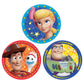 Toy Story 7" Cake Plates Assorted - 8ct