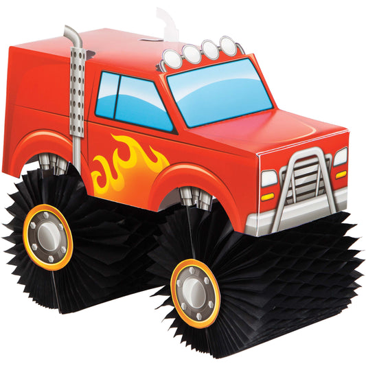 Monster Truck Rally Monster Truck Centerpiece - 1ct