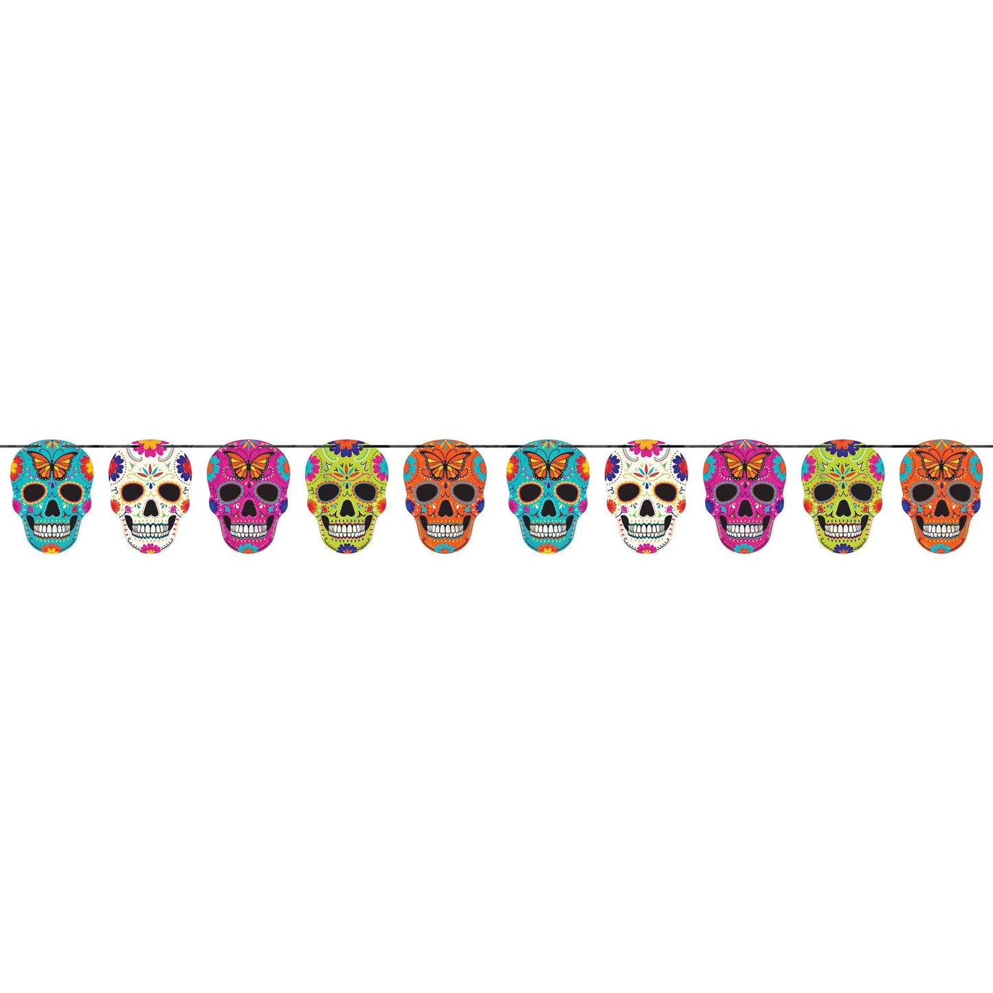 Dia De Los Muertos Day of the Dead Banner - 12ft