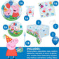 Peppa Pig Birthday Party Supplies Bundle | Peppa Pig Party Tableware | Peppa Pig Decorations | Peppa Pig Balloons