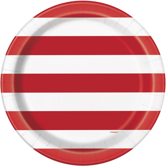 Stars & Stripes Patriotic 9" Paper Plates - 8ct