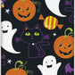 Halloween Cat & Pumpkin Rectangular Plastic Table Cover - 54" x 84"