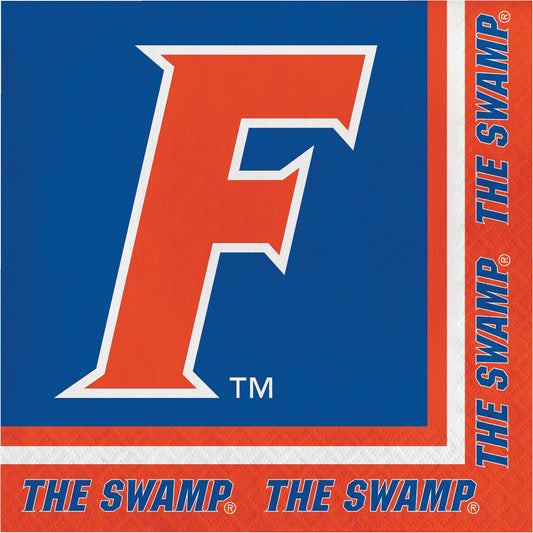 University of Florida Gators Luncheon Napkins - 20ct