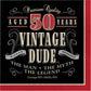 Vintage Dude 50th Birthday Luncheon Napkins - 16ct