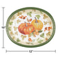 Pumpkin Harvest Oval Platters - 8ct