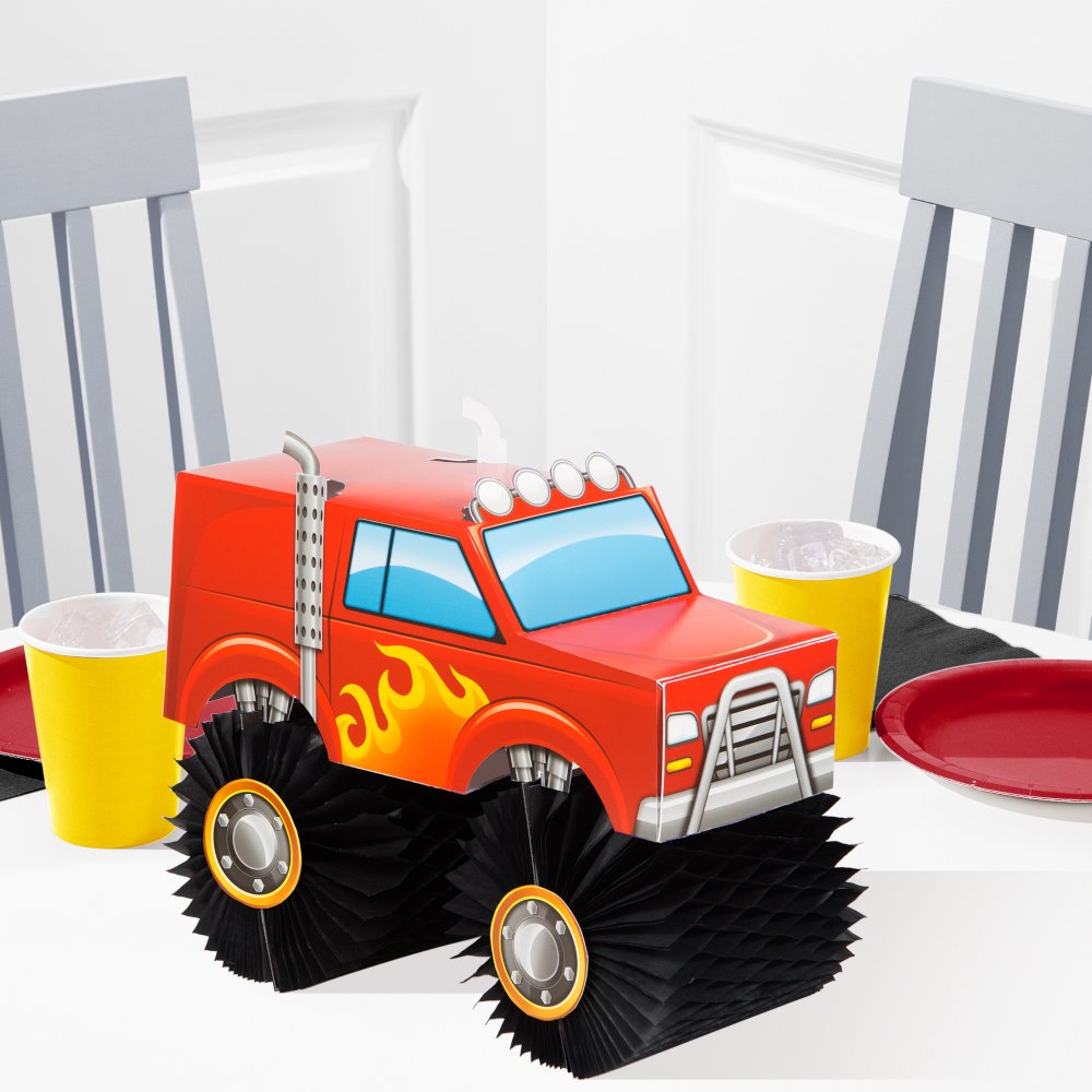 Monster Truck Rally Monster Truck Centerpiece - 1ct