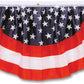 Patriotic Stars & Stripes Red, White, & Blue Fabric Bunting, 4-Feet, Pkg of 1