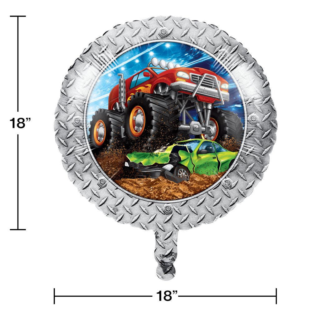 Monster Truck Rally Monster Truck Mylar Balloon - 1ct