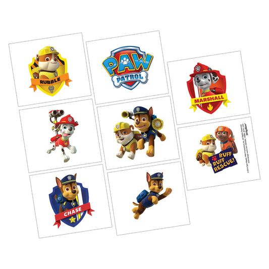 Paw Patrol Party Favor Tattoos - 8ct