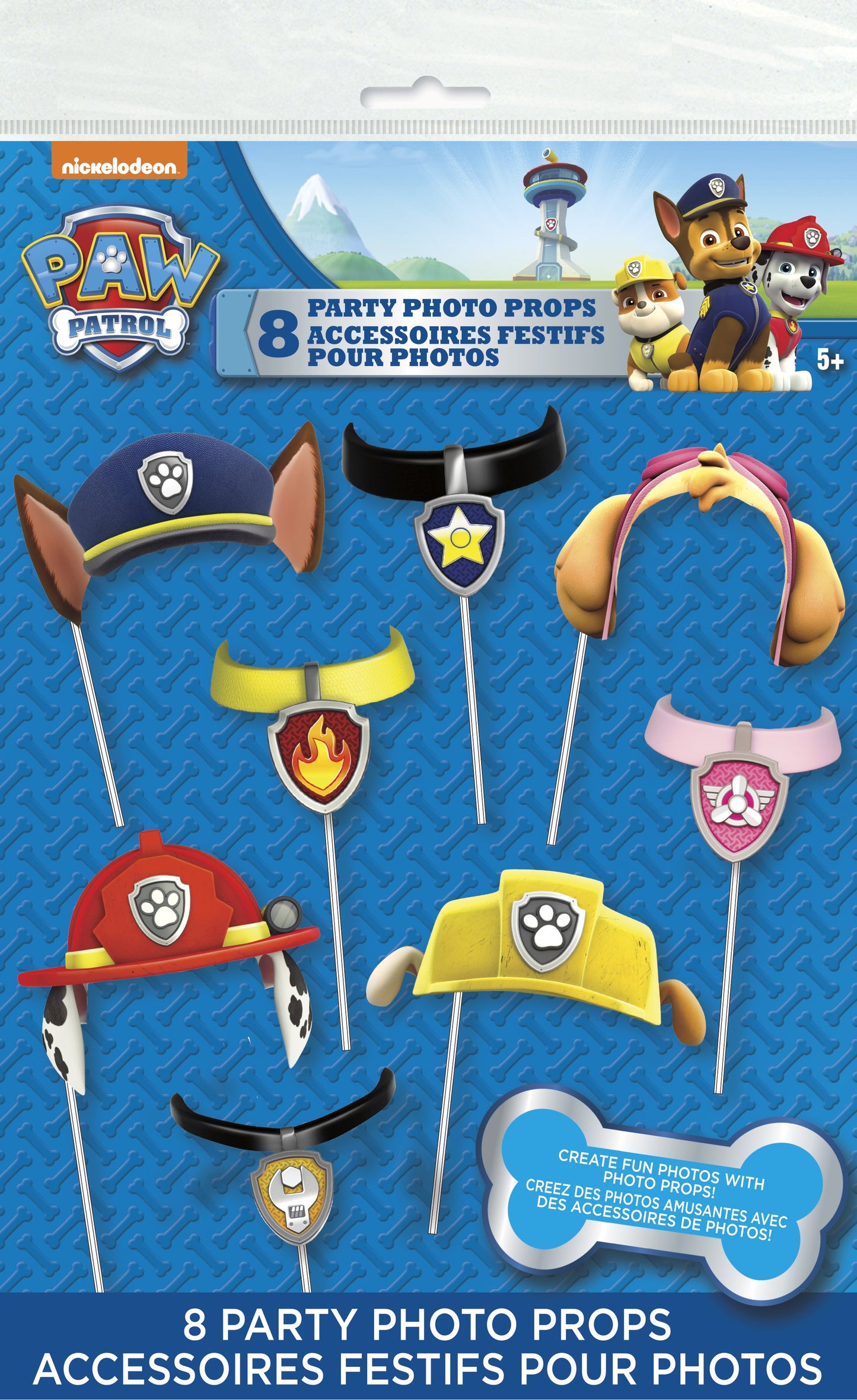 Paw Patrol Photo Booth Props - 8ct