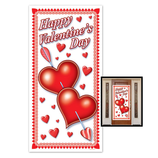 30" x 5' Happy Valentines Day Door Cover - 3 Pack