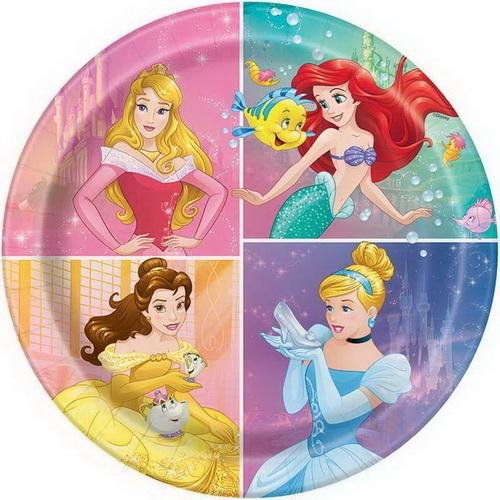 Disney Princess 9" Paper Luncheon Plates - 8ct