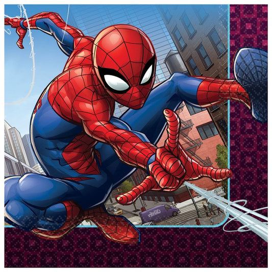 Spider-Man Webbed Wonder Luncheon Napkins - 16ct