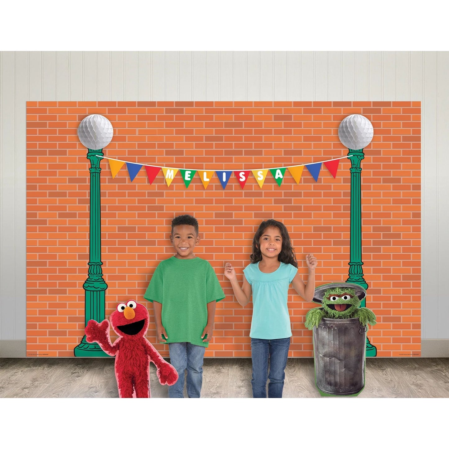 Everyday Sesame Street Personalized Backdrop Kit