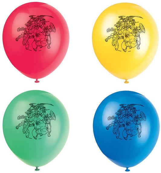 Marvel Avengers Super Hero 12" Latex Balloons - 8ct