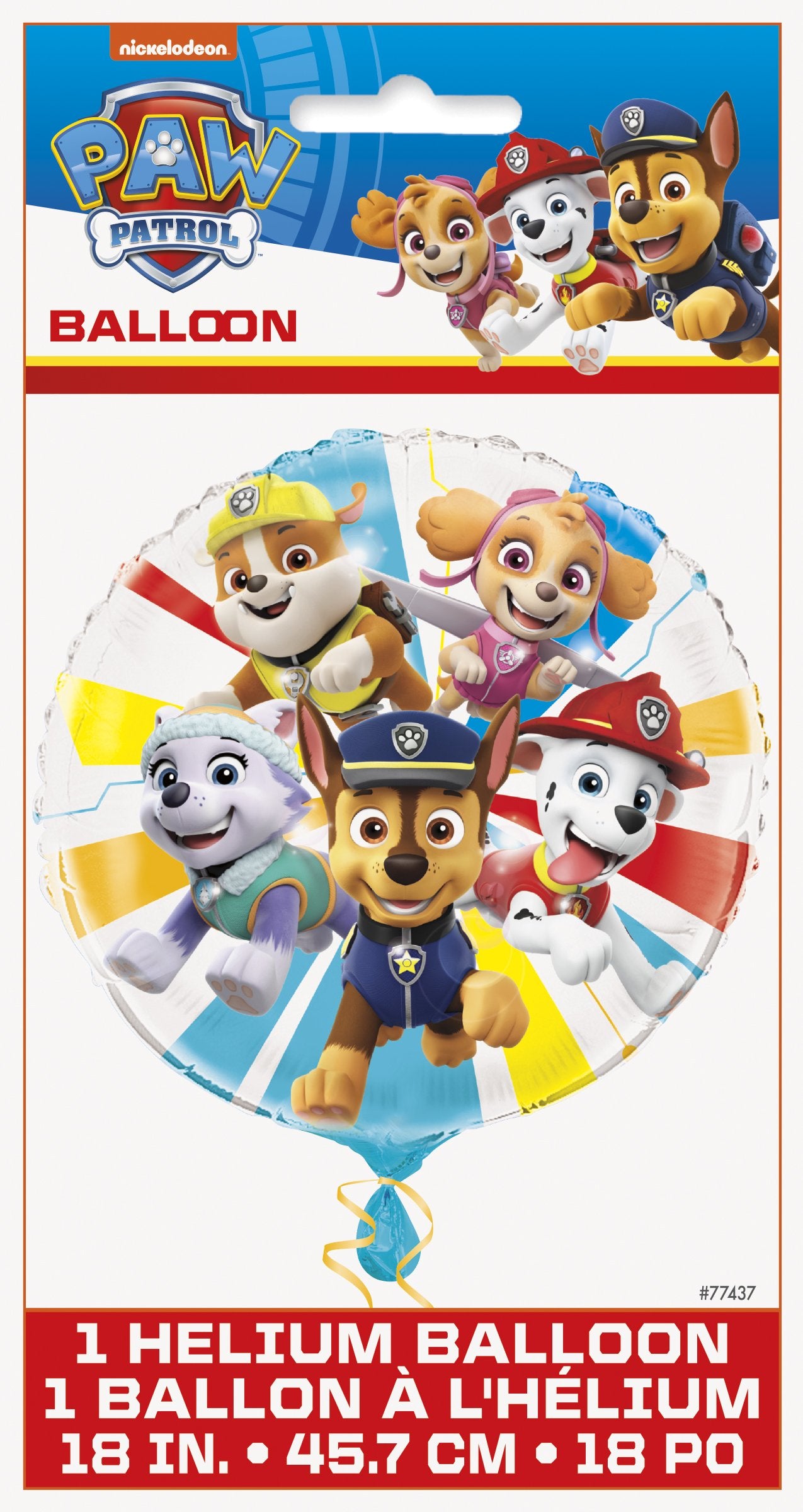 Paw Patrol 18" Foil Balloon