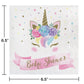 Unicorn Baby Shower Luncheon Napkins - 16 Pack