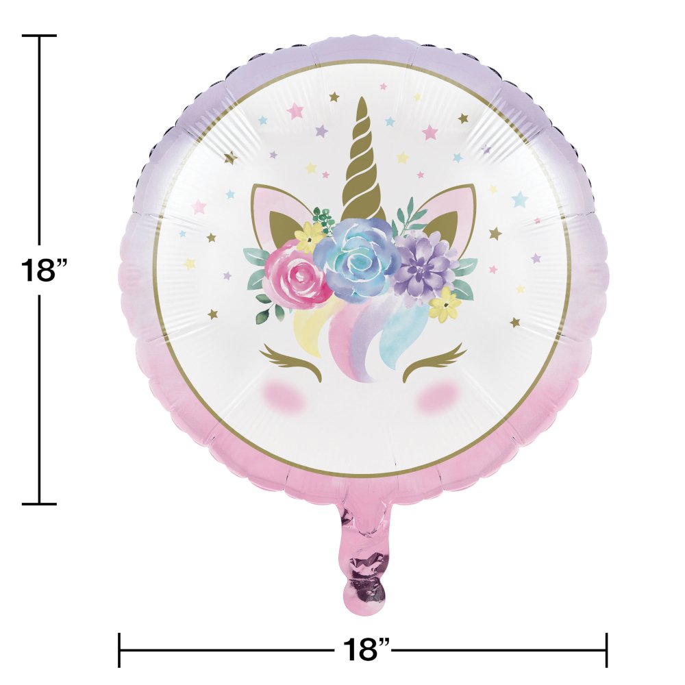 18" Unicorn Baby Foil Balloon