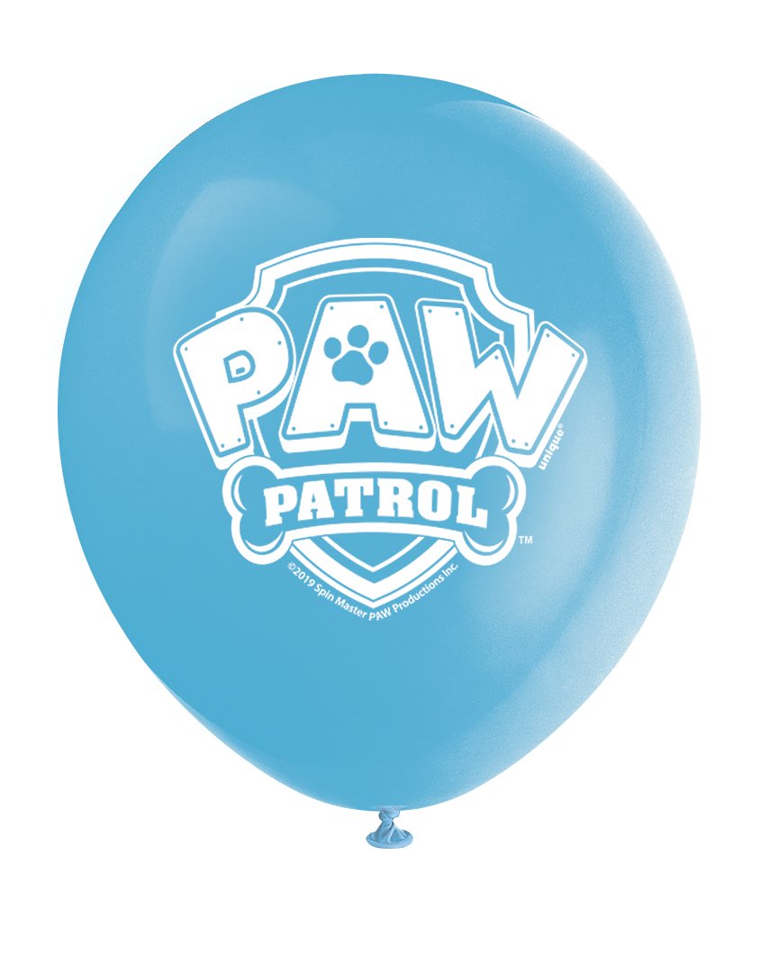 Paw Patrol 12" Latex Balloons - 8ct