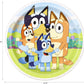 Bluey Birthday Party Supplies | Bluey Decorations | Bluey Plates | Bluey Napkins | Bluey Tableware - Serves 16