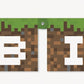 Minecraft Large 7.82ft Jointed Happy Birthday Banner - 1ct