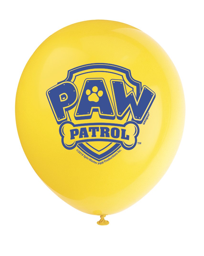 Paw Patrol 12" Latex Balloons - 8ct