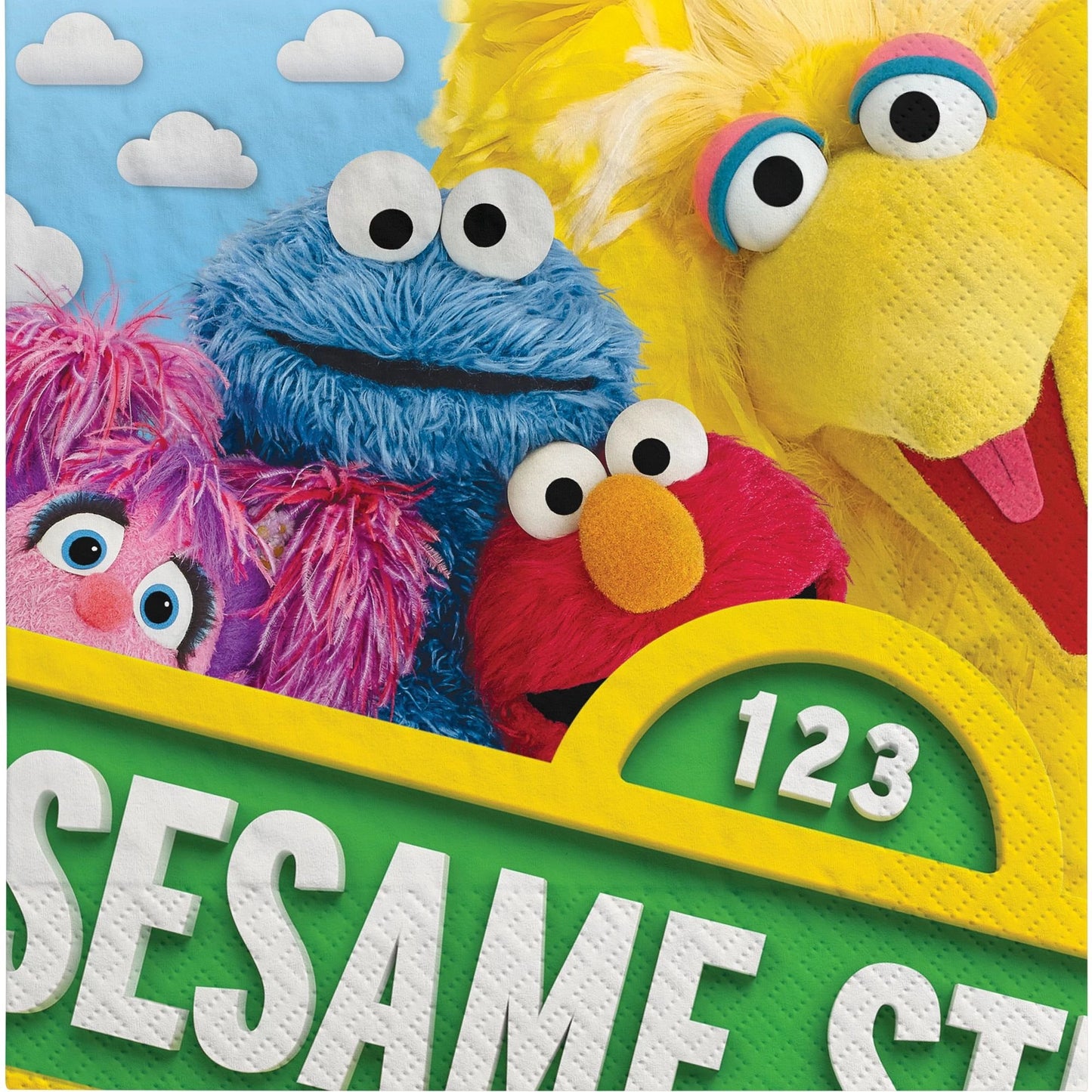 Everyday Sesame Street Luncheon Napkins - 16ct