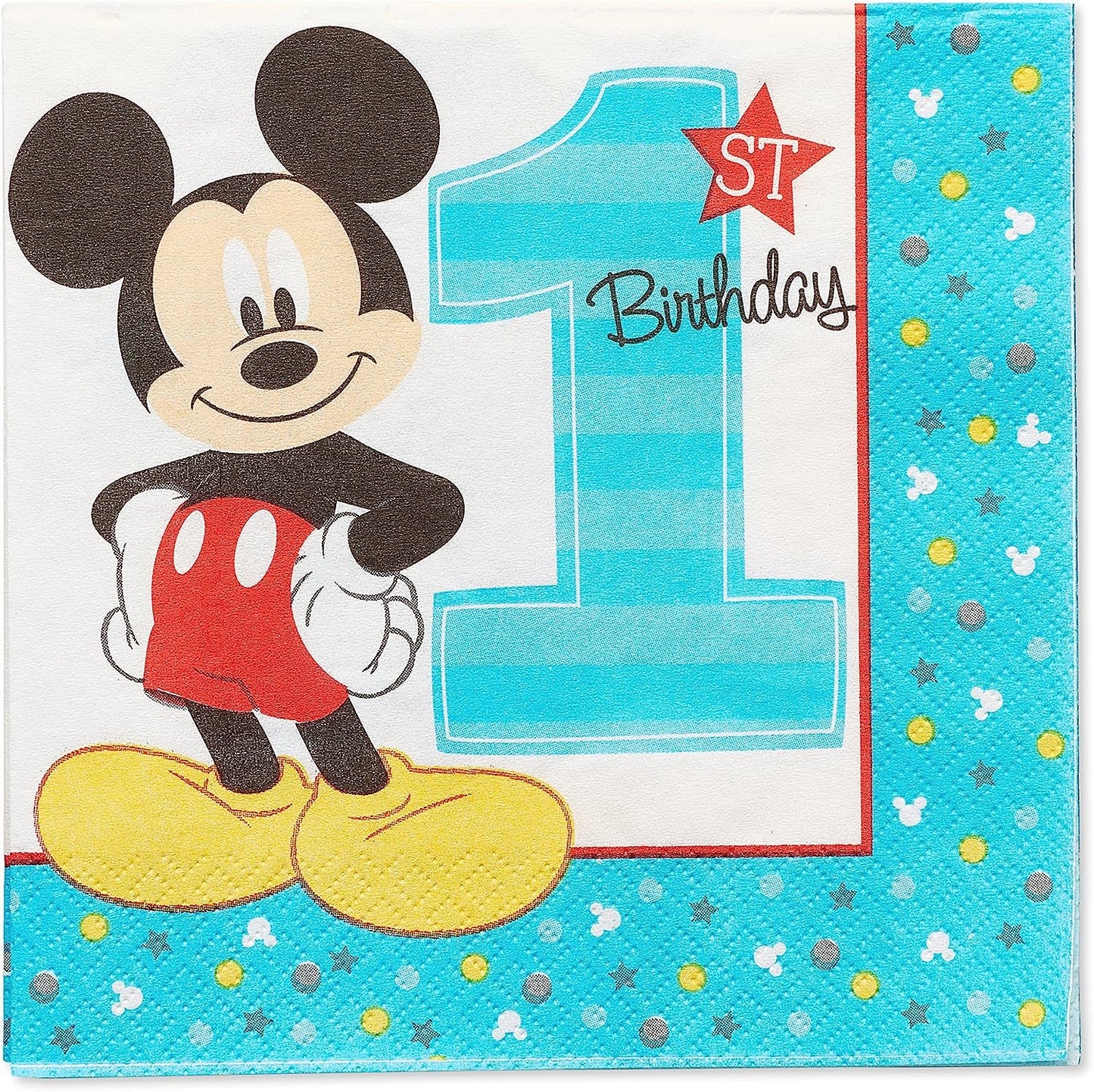 Mickey's Fun To Be One Luncheon Napkins - 16ct