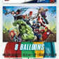 Marvel Avengers Super Hero 12" Latex Balloons - 8ct