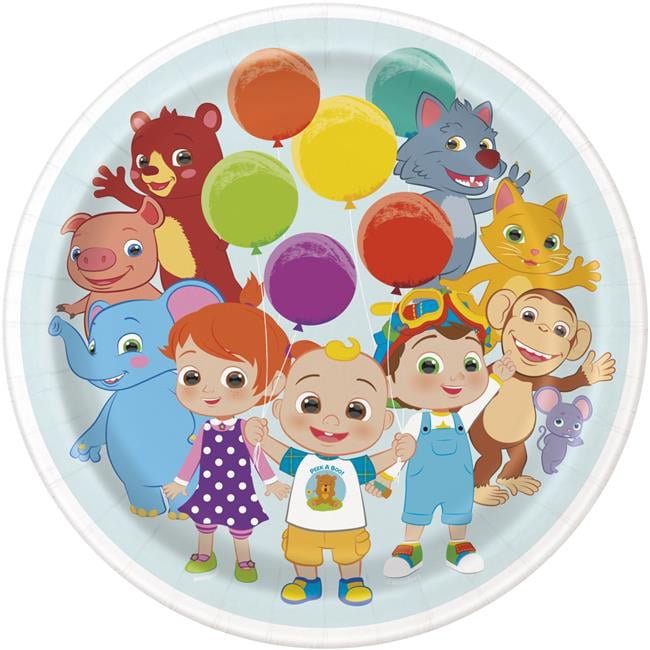 Cocomelon 9" Luncheon Plates - 8ct