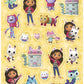 Gabby's Dollhouse Sticker Sheets - 4ct