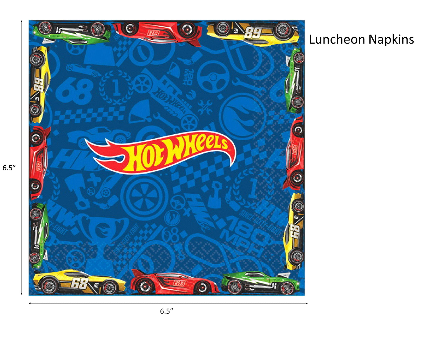 Hot Wheels Birthday Party Supplies | Hot Wheels Party Decorations | Hot Wheels Party Supplies | Hot Wheels Birthday Decorations | Hot Wheels Plates | Hot Wheels Napkins - Serves 8 Guest