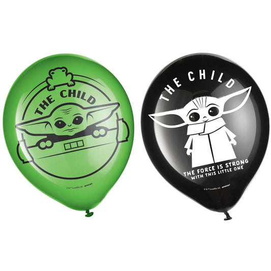 Star Wars The Mandalorian 12" Latex Balloons - 6ct