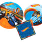 Hot Wheels Birthday Party Supplies | Hot Wheels Party Decorations | Hot Wheels Party Supplies | Hot Wheels Birthday Decorations | Hot Wheels Plates | Hot Wheels Napkins - Serves 8 Guest