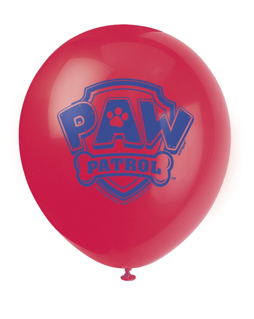 Paw Patrol 12" Latex Balloons - 8ct