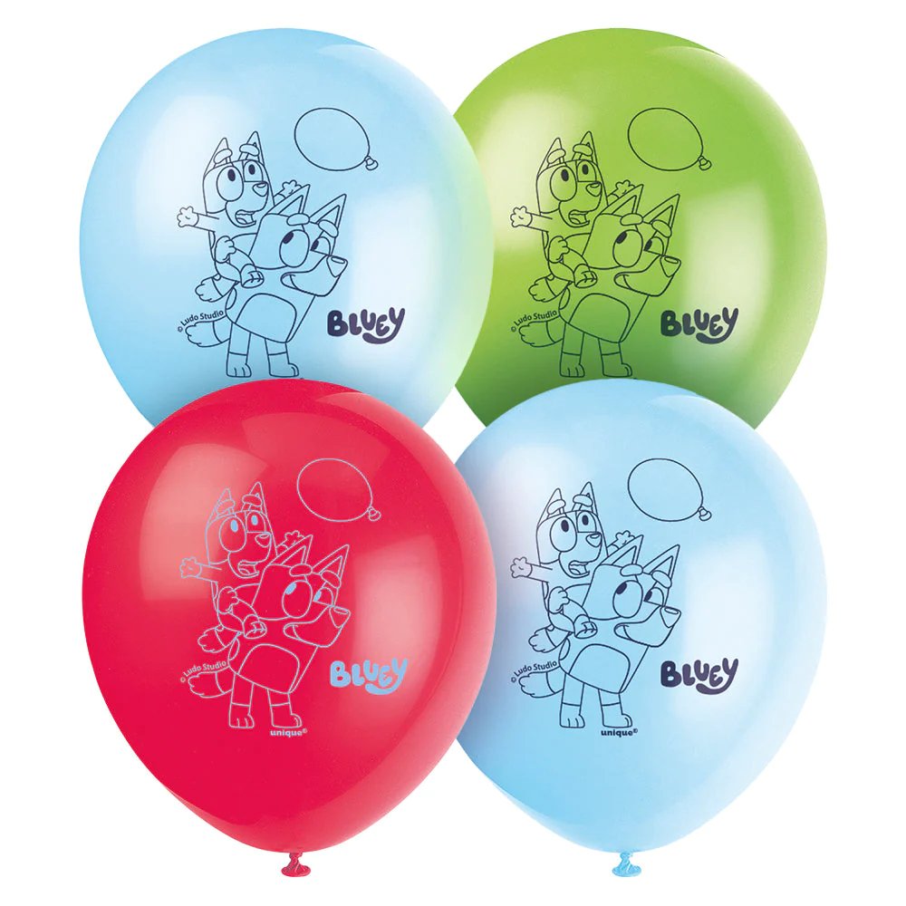 Bluey 12" Latex Balloons  - 8ct