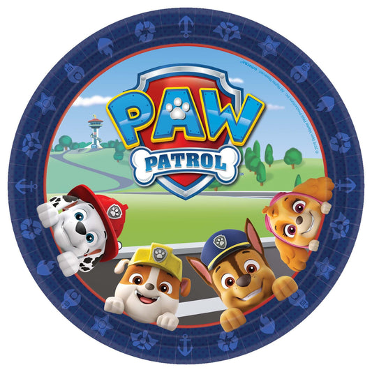 Paw Patrol Adventures 9" Luncheon Plates - 8ct