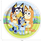 Bluey Birthday Party Supplies | Bluey Decorations | Bluey Plates | Bluey Napkins | Bluey Tableware - Serves 16