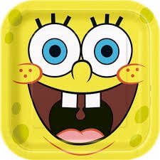 SpongeBob SquarePants 9" Paper Plates - 8ct