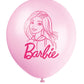 Barbie Assorted Colors 12" Latex Balloons - 8ct