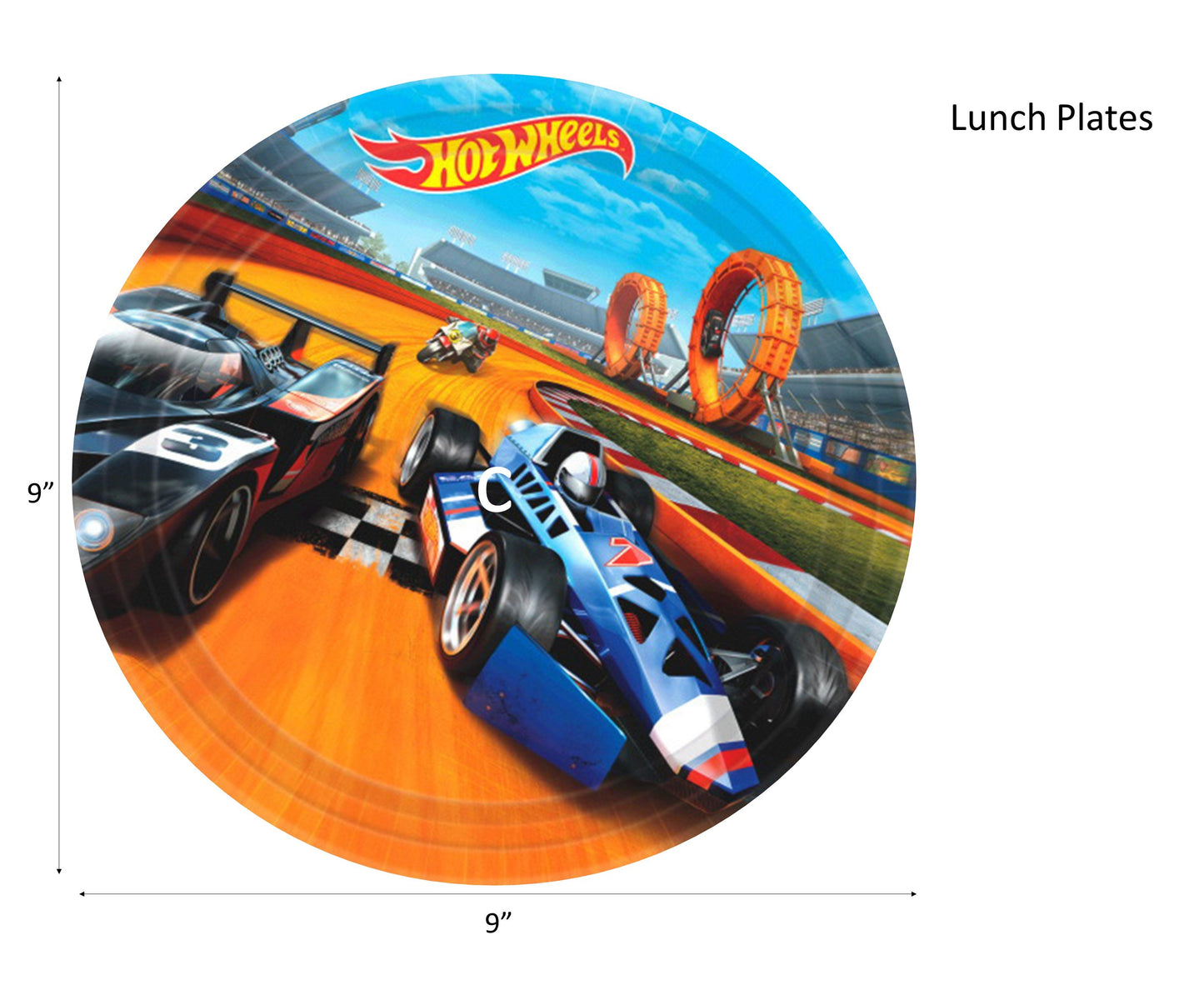 Hot Wheels Birthday Party Supplies | Hot Wheels Party Decorations | Hot Wheels Party Supplies | Hot Wheels Birthday Decorations | Hot Wheels Plates | Hot Wheels Napkins - Serves 8 Guest