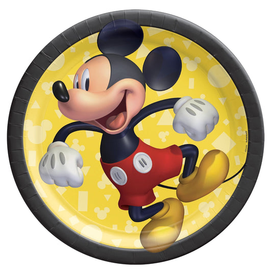 Mickey Mouse Forever 7" Round Plates - 8ct