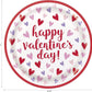 Sparkling Hearts Valentines Party Supplies Bundle | Valentines Plates | Valentines Napkins | Valentines Tableware | Valentines Decorations (Pack for 16) (Pack for 8)